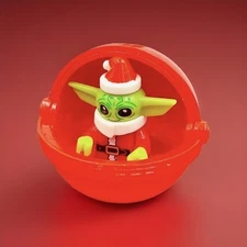 #0001-I - Baby Yoda in Xmas Pod