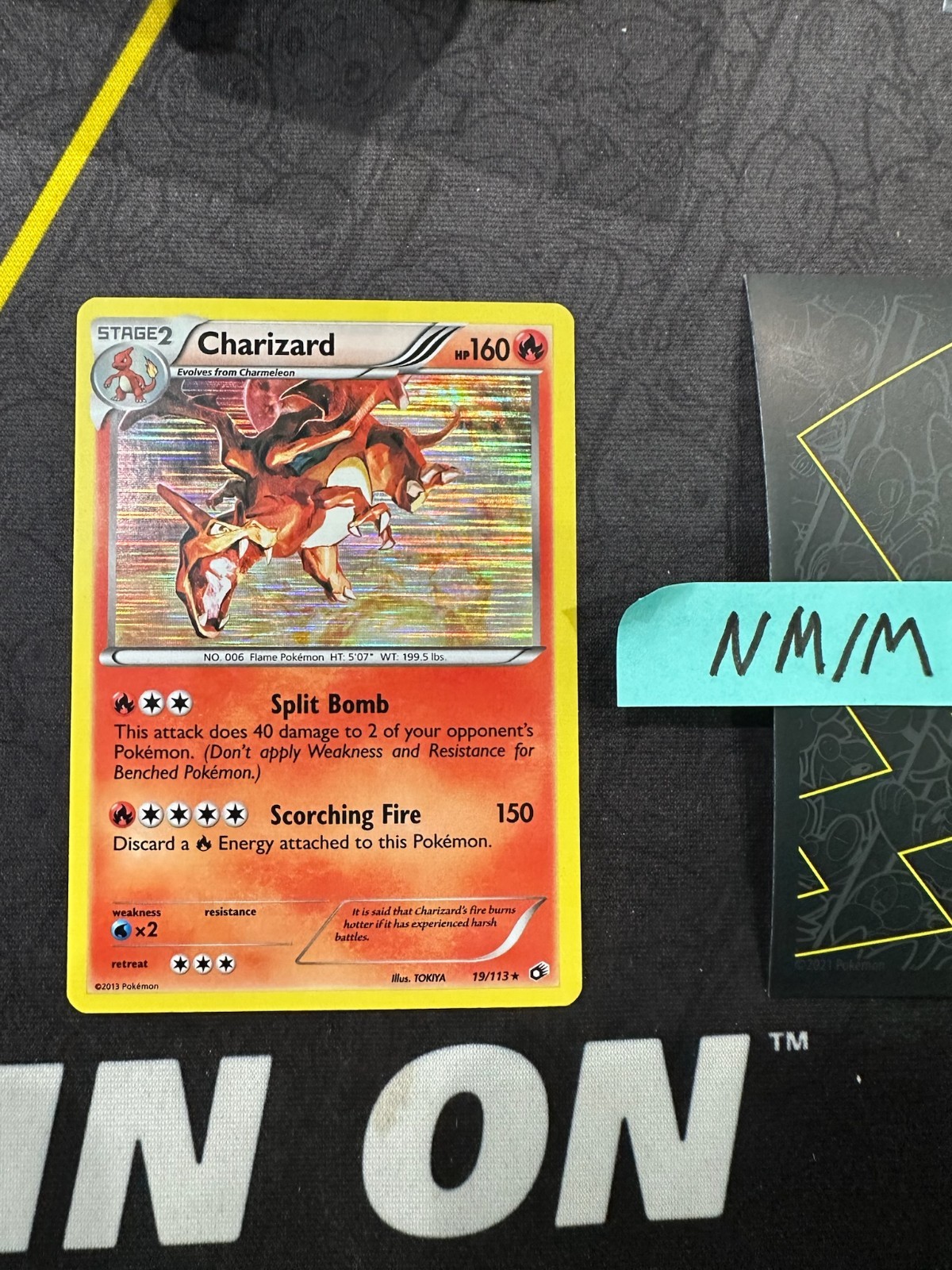 charizard pokemon card 19/113 Stage 2 Charizard 2013 Black & White: