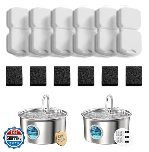 ATMZIQXR Katzenbrunnenfilter: Katzenbrunnenfilter Ersatz (12 Stück)