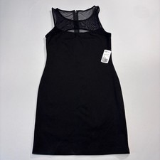 Forever 21 Y2K Style Little Black Dress Body-Con Medium Mesh Sheer
