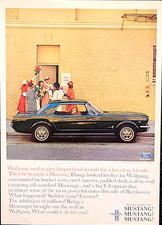 Ford Mustang Original 1965 Vintage Print Ad Wall Art Ford Mustang Original 1965 Vintage Print Ad Wall Art