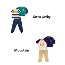 Member's Mark Boy's 3 Piece Warm Fleece French Terry Complete Outfit Jacket Set