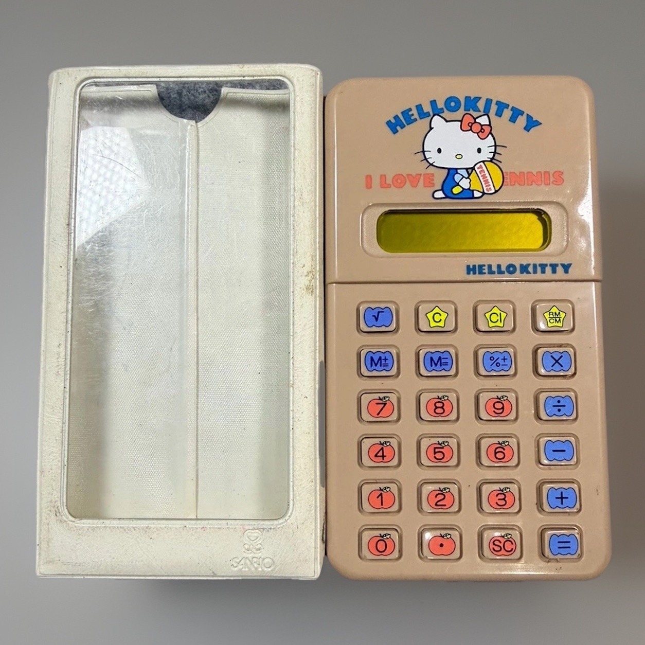 VTG Sanrio Hello Kitty Calculator 1976 Made By Canon  Lc-321 W/ OG Case