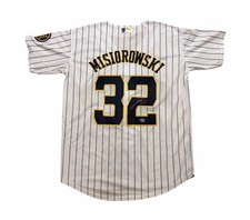 Jacob Misiorowski Autographed Jersey Milwaukee Brewers PROVA Witnessed COA
