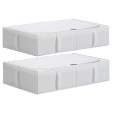 TYEERS Under Bed Storage Containers, Durable Fabric, Washable, Collapsible, U...