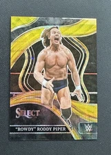 2024 Select WWE Rowdy Roddy Piper Wave Gold Prizm Ringside #6/10