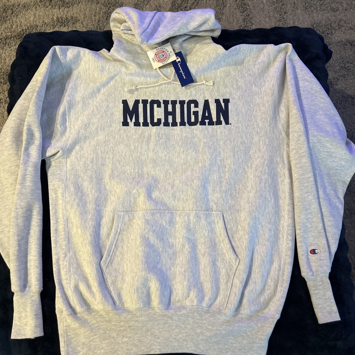 Vintage 90's University Of Michigan Champion Reverse Weave 3XL NWT