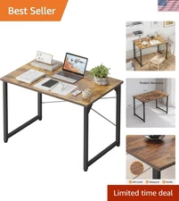 Computer Desk 32 inch Small Home Office Desk Modern Simple Style for Home Office