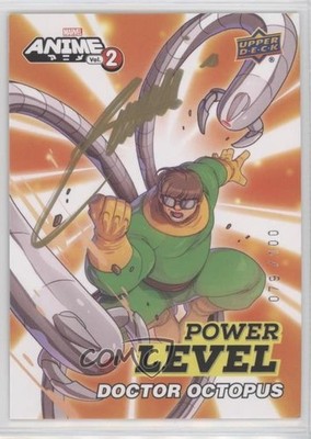 2023 Marvel Anime Vol 2 Power Level Artist /100 Dr Octopus Edwin Huang Auto 0aj0