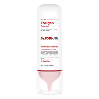 Dr.FORHAIR Folligen Sea Salt Scaler | Korean Hair Care | Scalp Exfoliator & Scal