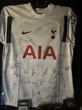 2023-24 Tottenham Hotspur Spurs Full Team Signed Jersey Official COA hologram.