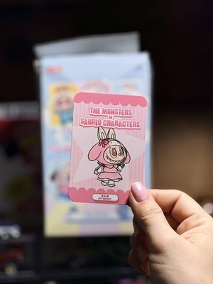 The Monsters x Sanrio Characters Plush Pendant Labubu My Melody