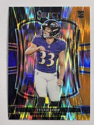 2025 Select Tyler Loop Black & Orange Shock RC Ravens #161 Exclusive Read!