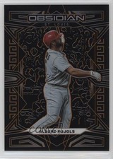 2023 Panini Chronicles Obsidian Electric Etch Orange 53/75 Albert Pujols 12w7
