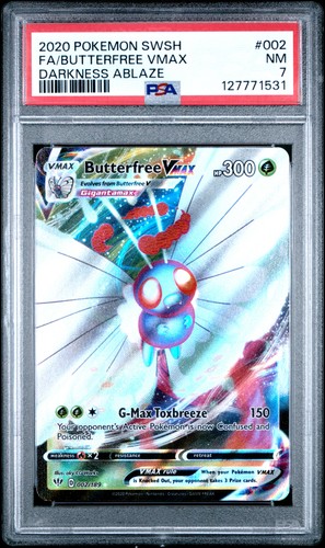 Butterfree VMAX graded PSA 7 for sale on eBay