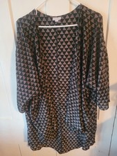 LulaRoe Geometric Kimono Size L Large