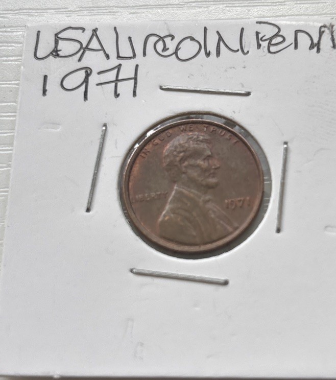 1971 1C BN Nice Toning Thin Rim & FS. Collectable!