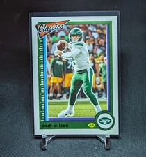 Zach Wilson 2022 Panini CLASSICS Football Base Set Card #75 New York Jets