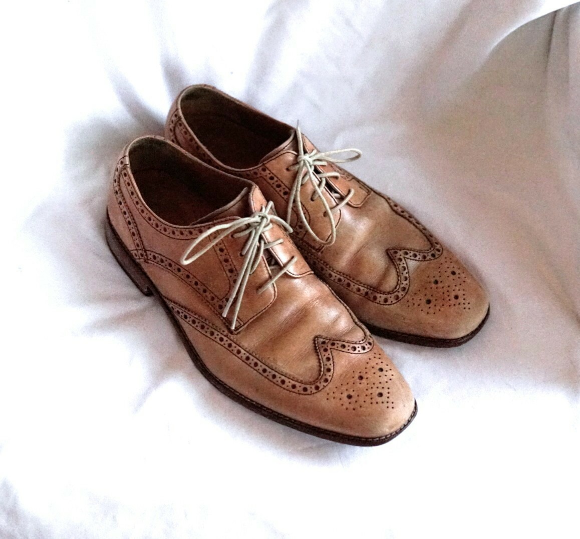 Cole Haan Mens Oxford Leather Wingtip 