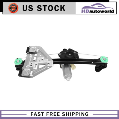 Power Window Regulator With Motor For Cadillac CTS 2003-2007 (Rear Passenger Side)