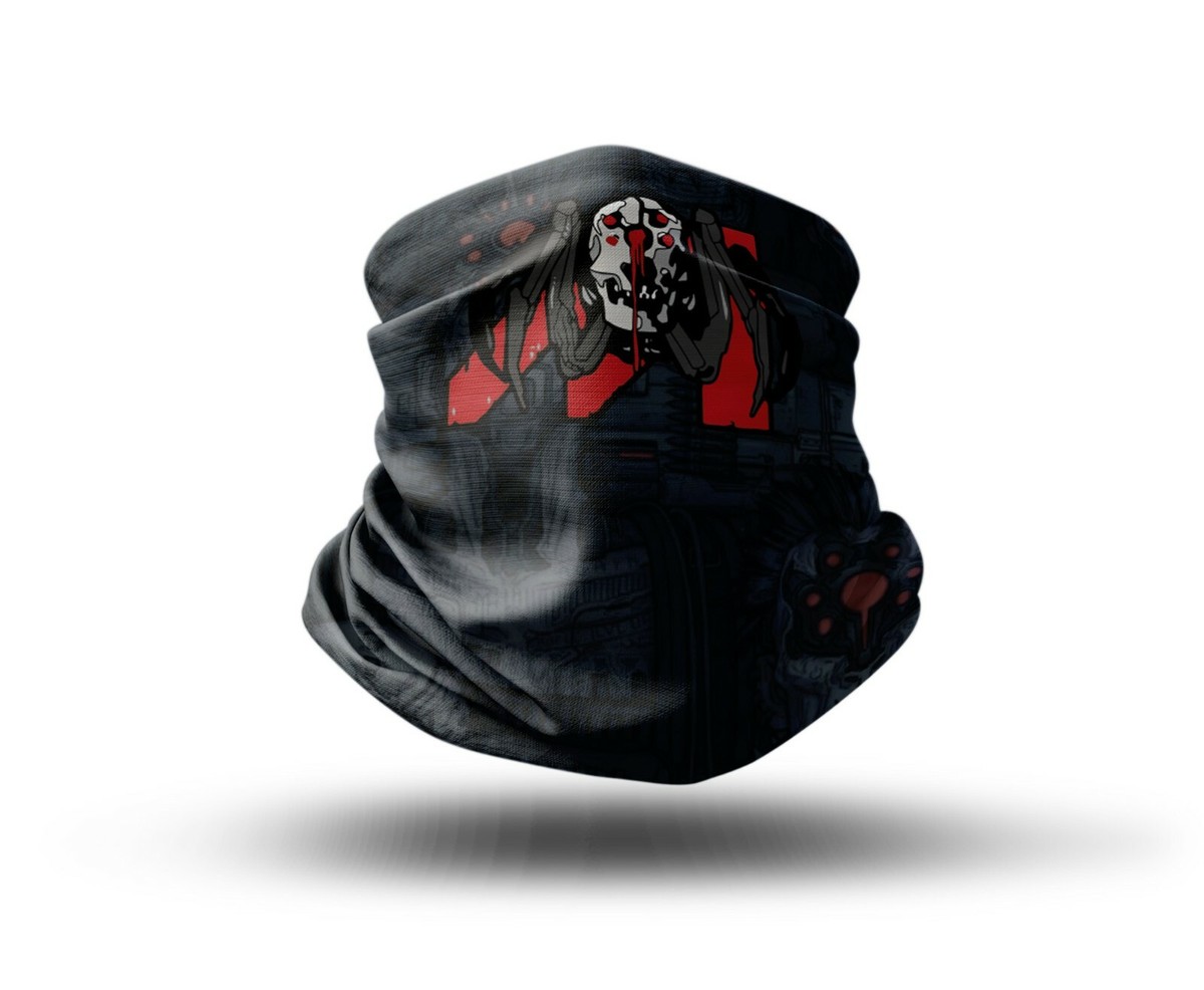Washable Fabric Face Cover Neck Gaiter Print Cyberpunk 2077