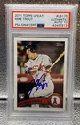 2011 Topps Update Auto #US175 MIKE TROUT (RC) PSA 10 Auto