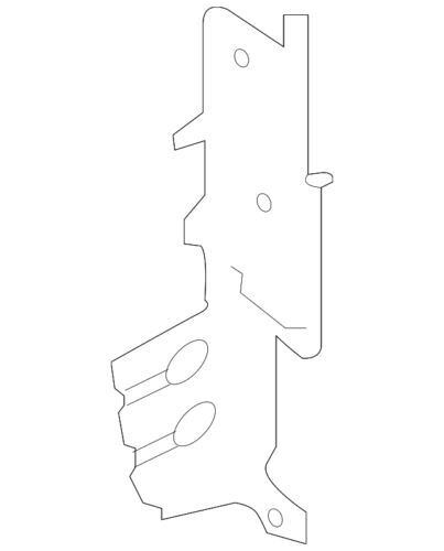 Deflector de aire del soporte del radiador izquierdo para Ford Explorer 2011-2015 (N/P BB5Z-8311-C)