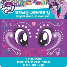 MY LITTLE PONY Birthday/Halloween Party supply BODY FACE JEWELRY MLP