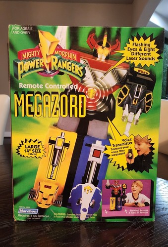 Mighty Morphin Power Rangers Remote Controlled Megazord Factory Sealed ...