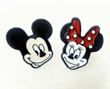 Mickey Mouse  Minnie Mouse "Characters" Stud Earrings - New