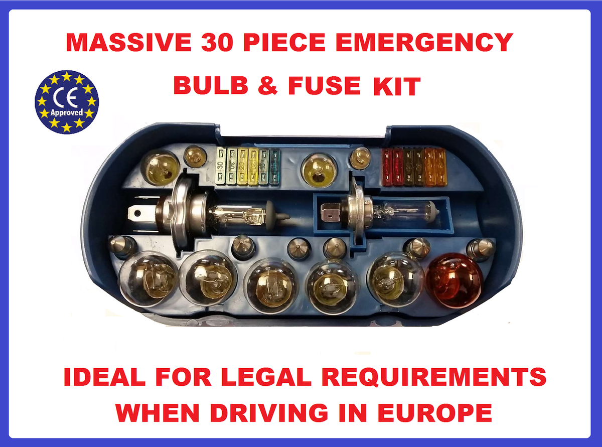 EMERGENCY BULB KIT CAR H1 H4 H7 FOR RENAULT TRAFFIC - UK - View #7