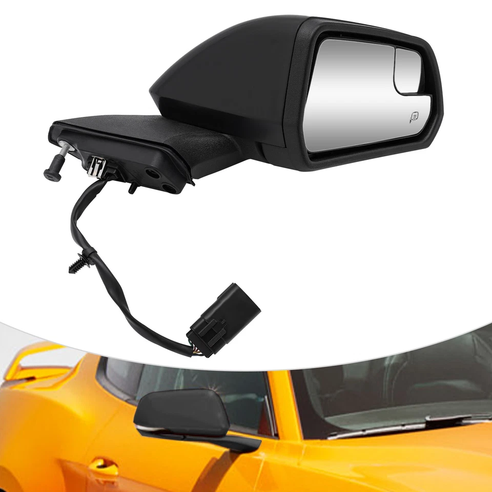Espejo retrovisor derecho pasajero para Ford Mustang 2015 2016 2017-20 Foto 3 de 4