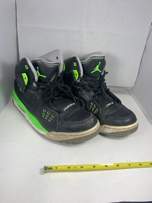 Jordan Athletic Shoes in Black and Neon Green Vibrant Color and Style: Neon Green and Black Jordans | eBay main image 4