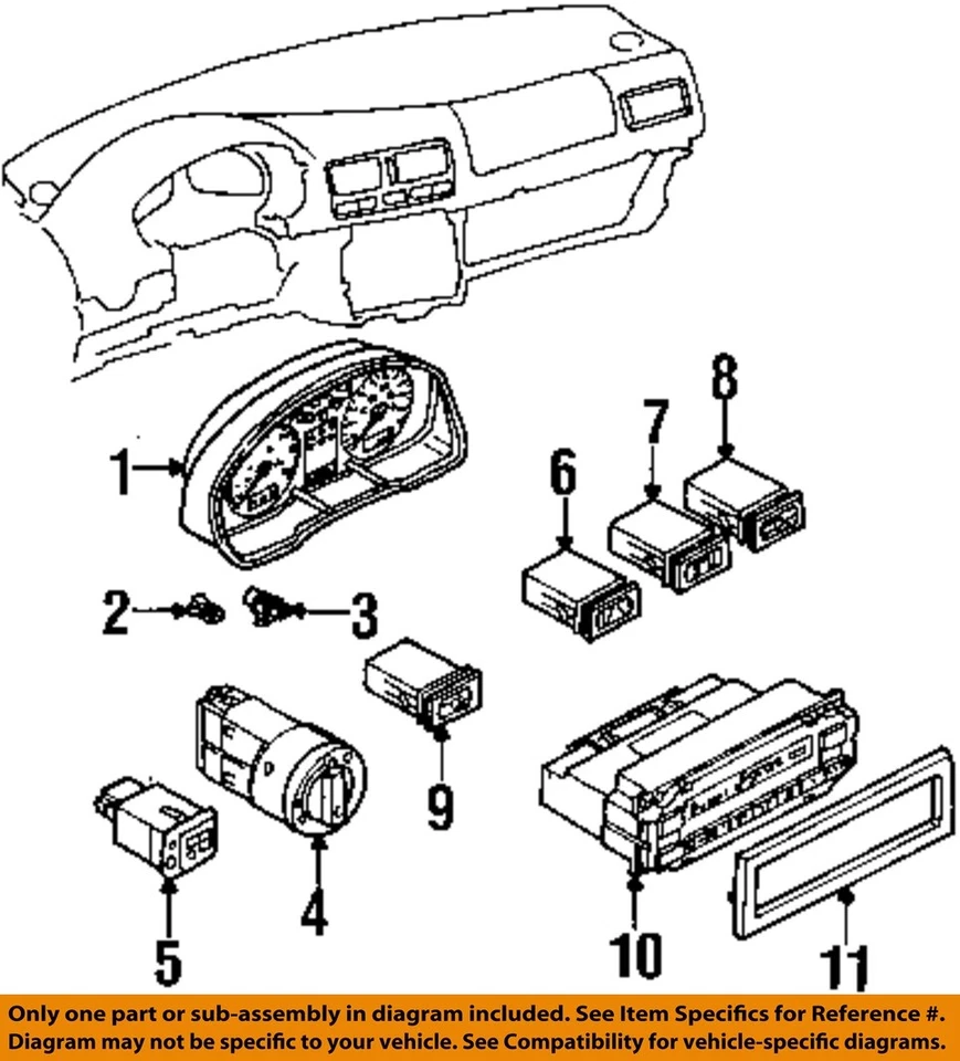 Medidor de velocímetro usado se adapta a: Volkswagen Jetta gli Cluster 2003 Sdn MPH 160 MPH con Foto 3 de 4