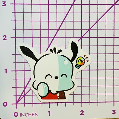Pochacco I have a BRILLIANT Idea! - Vinyl Decal Sticker Bomb Sanrio Kawaii EMO