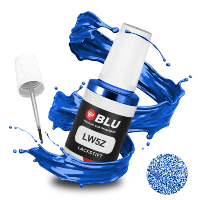 Lackstift LW5Z blau jazzblau für vw autolack BLU