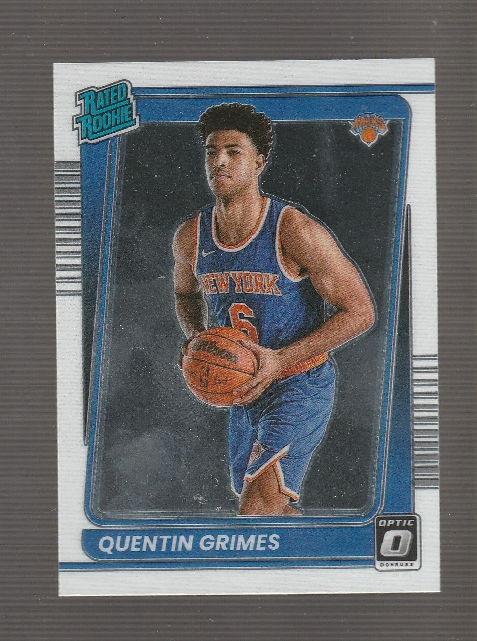 2021-22 Donruss Optic #166 Quentin Grimes RC, Philadelphia 76ers