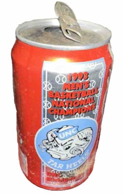 1993 NCAA Men's Basketball Championship UNC Tar Heels Coca Cola