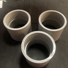 Carlon E940L, 3", Schedule 40, Gray, Socket End, Standard, Conduit Coupling, 3pc