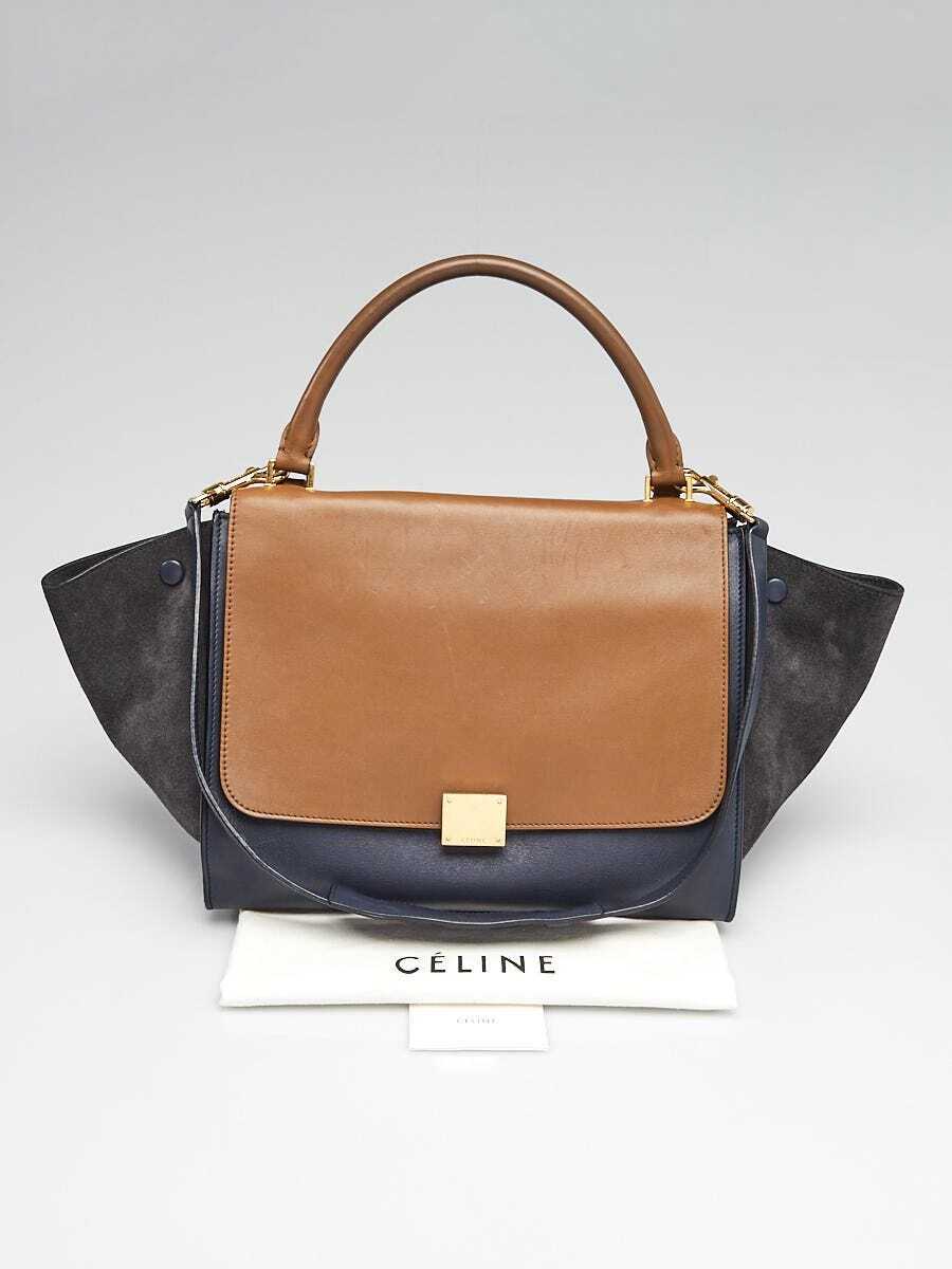 バッグ CELINE TRAPEZE SUEDE LEATHER HAND BAG CELINE Authentic trapeze bag NWT Multicolor Leather/Suede | eBay