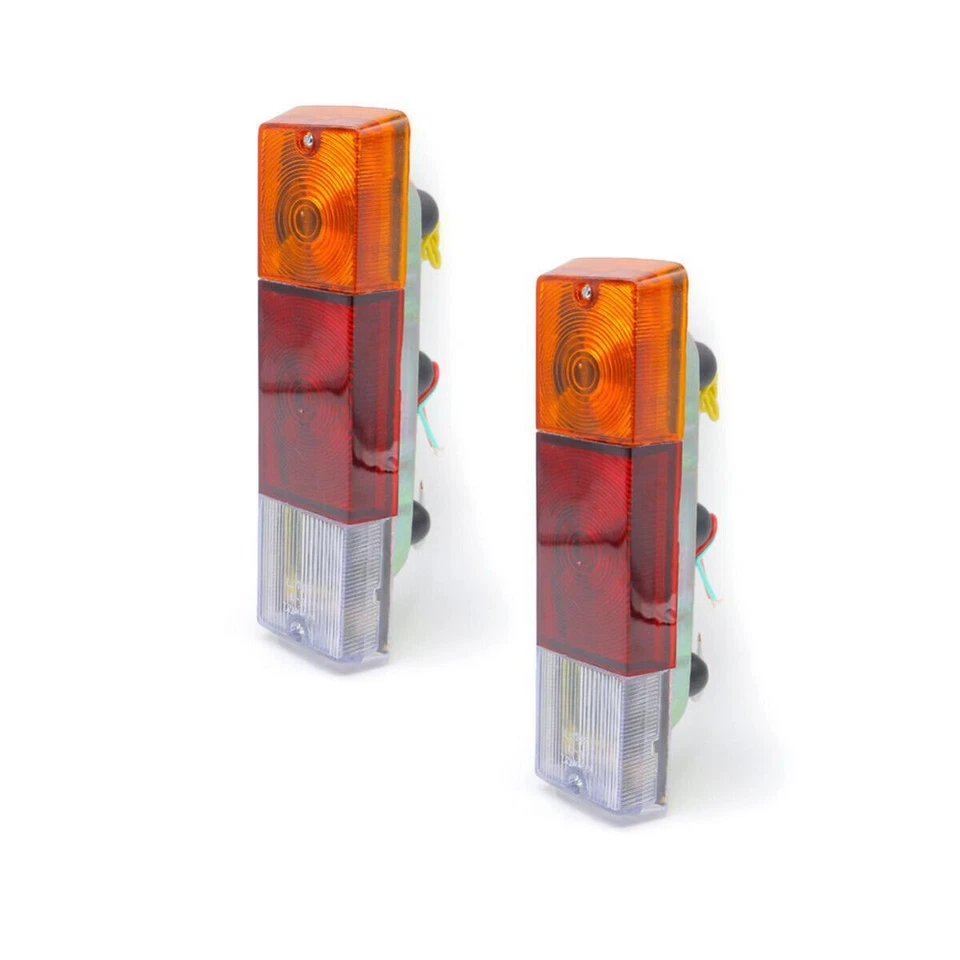 Set Rear LH RH Tail Lamp Light For Nissan Datsun 520 521 Pickup 1967 - 1970 - Image 4 of 4