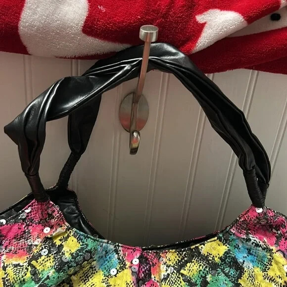 Bongo Rainbow Sequin Shoulder Bag - image 3