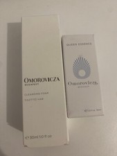 Omorovicza Queen Essence & Clenasing foam travel size bundle 30ml each