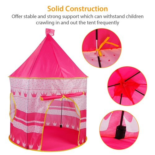 Kids Baby Play Tent Playhouse for Girls Boys Toddler Indoor Outdoor Play Toys US - Picture 71 of 131