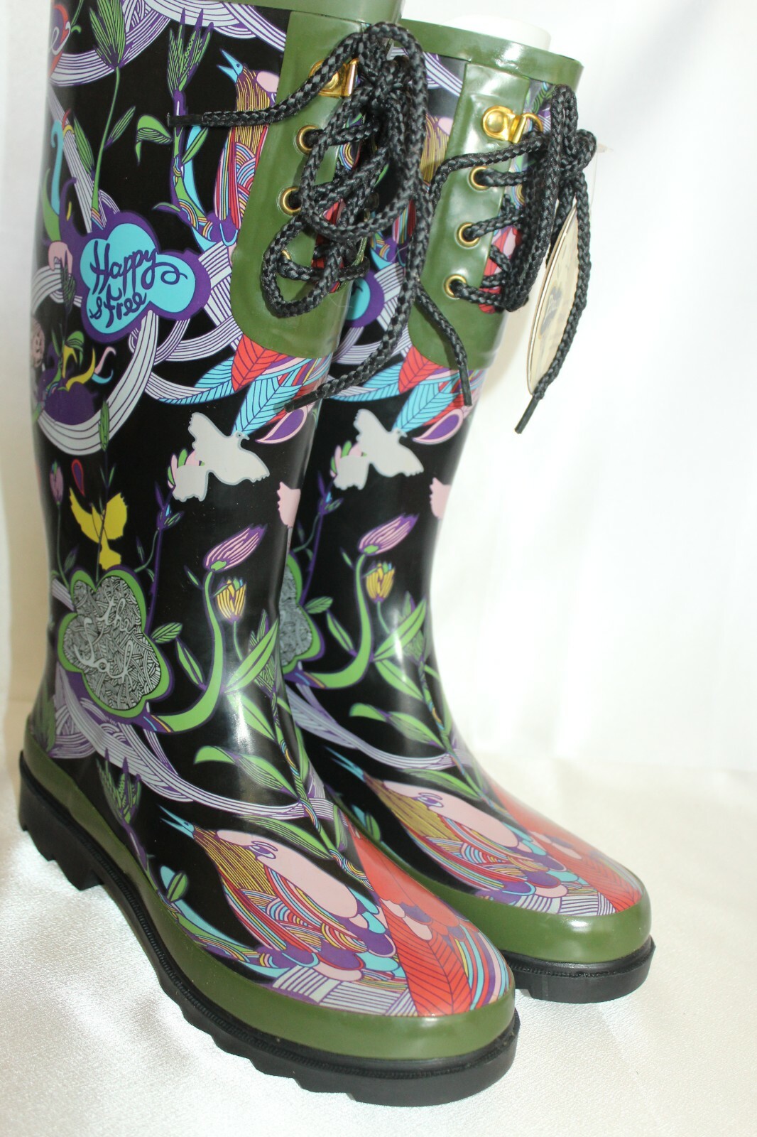 SAK SAKROOTS Peace Love Tall Lace Up 