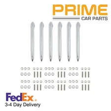 Set/6 9 1/4" Chrome Fender Spears Side Molding Trim For 1952-54 Mercury Monterey