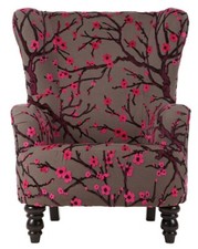 Limited edition!!! Fearn Cotton Pink Blossom Chair pink and grey accent chair