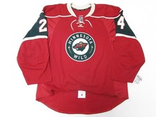 BOOGAARD MINNESOTA WILD AUTHENTIC HOME REEBOK EDGE 2.0 7287 HOCKEY JERSEY