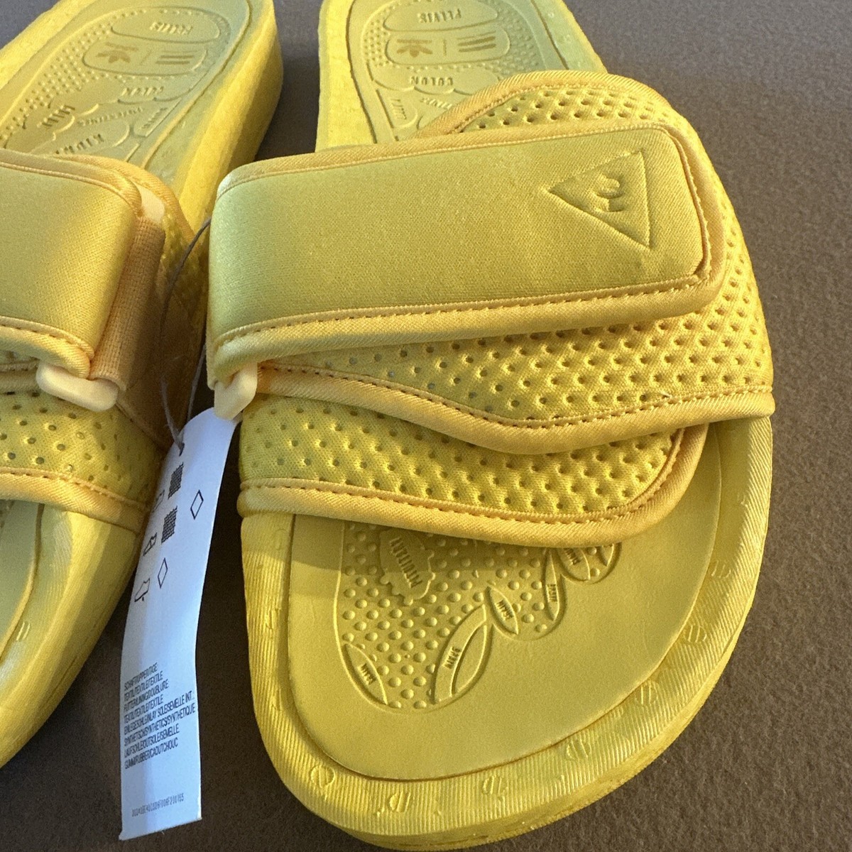 Adidas Originals Pharrell Yellow Chancletas HU Boost Slides  display picture 2