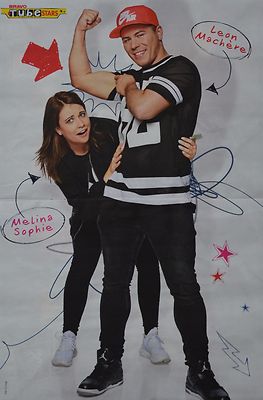 MELINA SOPHIE & LEON MACHERE - A3 Poster (42 x 28 cm) - YouTube Star Clippings
